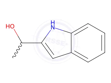 Chemical structure of 1-(1H-indol-2-yl)ethan-1-ol