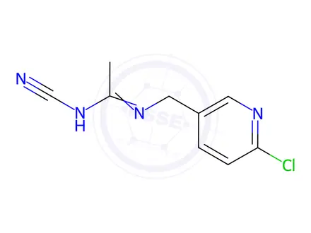 Chemical structure of Acetamiprid Impurity 2