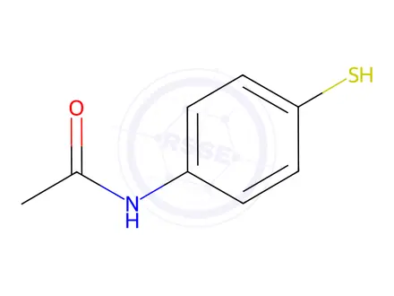 Chemical structure of N-(4-Mercaptophenyl)acetamide