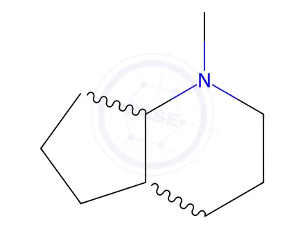 Chemical structure of octahydro-1-methyl-1H-1-pyrindine