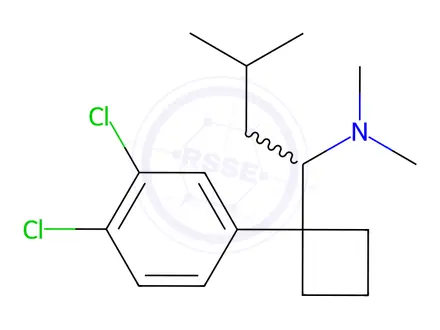 Chemical structure of Chlorosibutramine