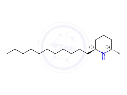 Chemical structure of Solenopsin A
