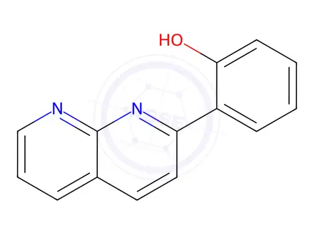 Chemical structure of 2-(1,8-Naphthyridin-2-yl)-phenol
