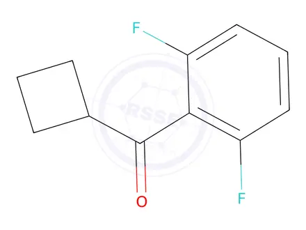 Chemical structure of Cyclobutyl(2,6-difluorophenyl)methanone
