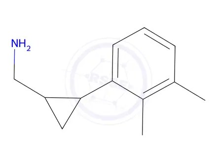 Chemical structure of (2-(2,3-Dimethylphenyl)cyclopropyl)methanamine