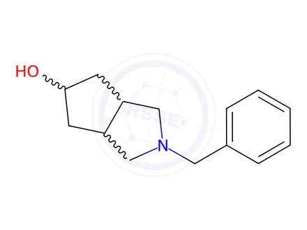 Chemical structure of Octahydro-?2-?(phenylmethyl)?cyclopenta[c]?pyrrol-?5-?ol