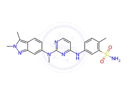 Chemical structure of Pazopanib Impurity 203