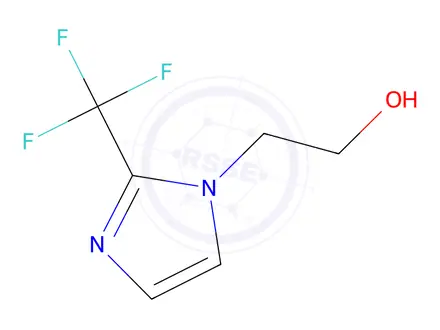 Chemical structure of 2-(2-(Trifluoromethyl)-1H-imidazol-1-yl)ethanol