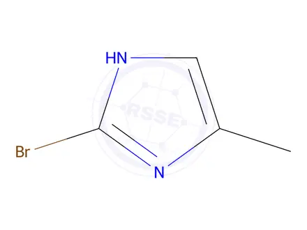 Chemical structure of 2-Bromo-4-methylimidazole