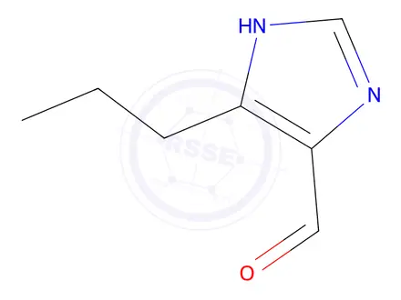 Chemical structure of 1H-IMIDAZOLE-5-CARBOXALDEHYDE, 4-PROPYL-