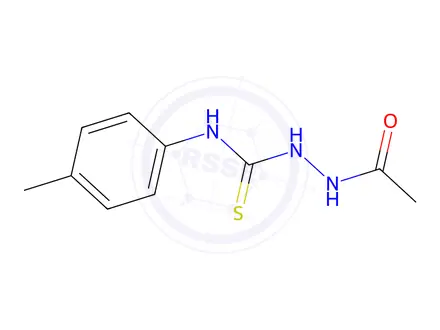 Chemical structure of 1-acetyl-4-(4-tolyl)thiosemicarbazide