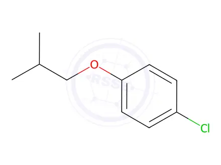 Chemical structure of Benzene, 1-chloro-4-(2-methylpropoxy)-