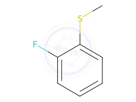 Chemical structure of 2-Fluorothioanisole