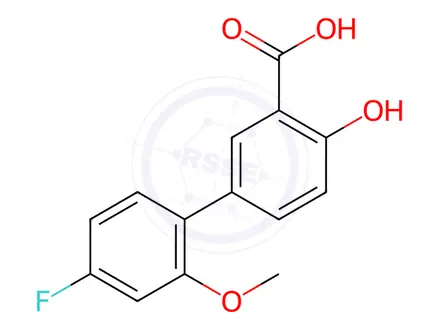 Chemical structure of Diflunisal Impurity 22
