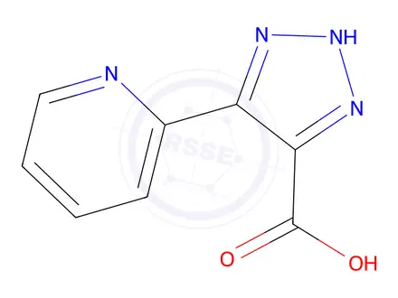 Chemical structure of 4-(Pyridin-2-yl)-1h-1,2,3-triazole-5-carboxylic Acid