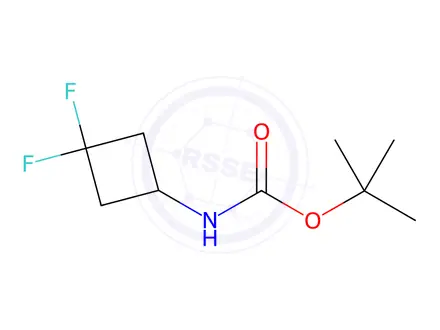 Chemical structure of tert-Butyl (3,3-difluorocyclobutyl)carbamate