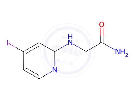 Chemical structure of 2-((4-Iodopyridin-2-yl)amino)acetamide