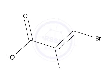 Chemical structure of (E)/(Z)-2,3-Dibromopropenoic Acid