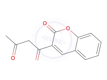 Chemical structure of 3-Acetoacetylcoumarin