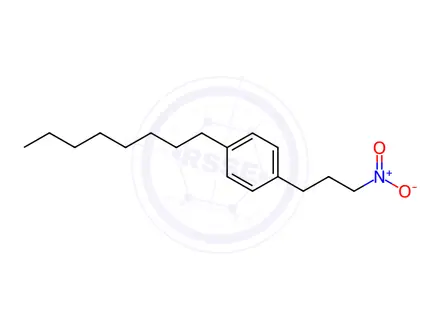 Chemical structure of 1-(3-Nitropropyl)-4-octylbenzene