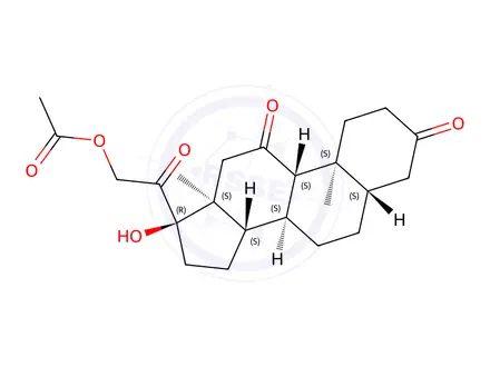 Chemical structure of 5α-Dihydrocortisone 21-Acetate
