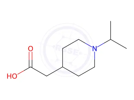 Chemical structure of (1-Isopropylpiperidin-4-yl)acetic acid
