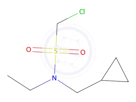 Chemical structure of 1-Chloro-n-(cyclopropylmethyl)-n-ethylmethanesulfonamide