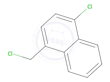 Chemical structure of 1-chloro-4-(chloromethyl)naphthalene