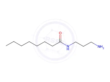 Chemical structure of N-(3-aminopropyl)octanamide