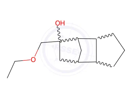 Chemical structure of 5-(ethoxymethyl)octahydro-4,7-methano-1H-inden-5-ol
