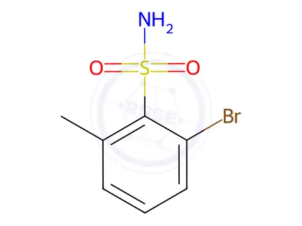 Chemical structure of 2-Bromo-6-methylbenzenesulfonamide