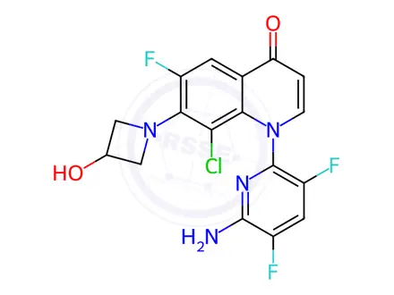 Chemical structure of Delafloxacin Impurity 68