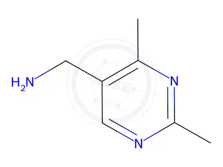 Chemical structure of 5-Pyrimidinemethanamine, 2,4-dimethyl-(9CI)