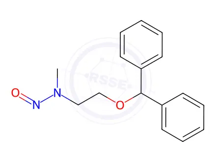 Chemical structure of N-Nitroso DesmethylDiphenhydramine