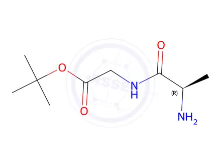 Chemical structure of tert-Butyl D-alanylglycinate