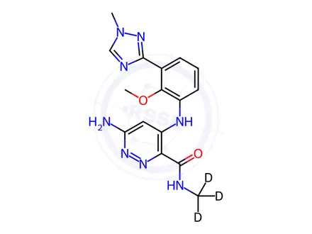 Chemical structure of Deucravacitinib Impurity 19-d3