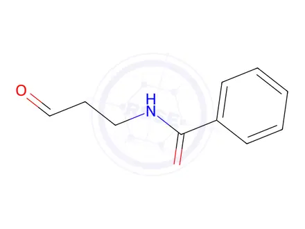 Chemical structure of N-(3-Oxopropyl)benzamide