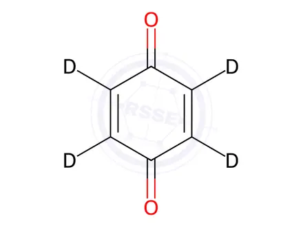 Chemical structure of p-Benzoquinone-d4