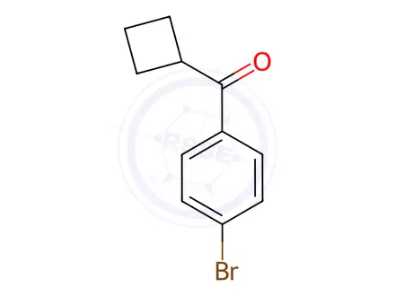 Chemical structure of (4-Bromophenyl)(cyclobutyl)methanone