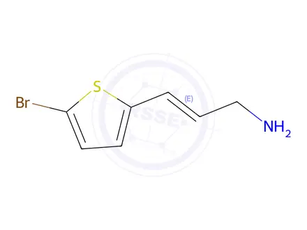 Chemical structure of 3-(5-Bromothiophen-2-yl)prop-2-en-1-amine