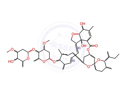 Chemical structure of Ivermectin B1a