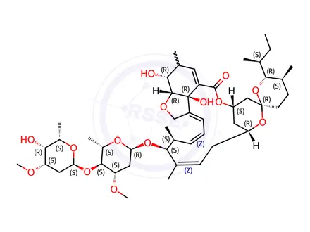 Chemical structure of Ivermectin EP Impurity I