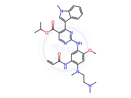 Chemical structure of Mobocertinib