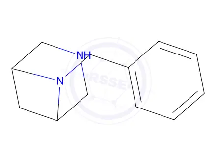 Chemical structure of 6-benzyl-3,6-diazabicyclo[3.1.1]heptane