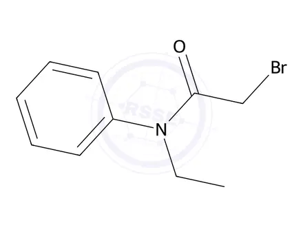 Chemical structure of 2-Bromo-N-ethyl-N-phenylacetamide