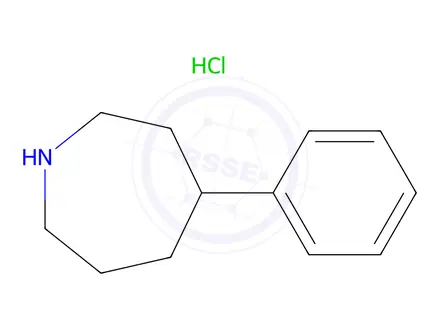 Chemical structure of 4-Phenyl-azepane hydrochloride