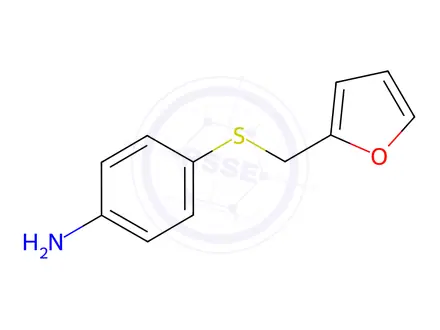 Chemical structure of 4-[(2-Furylmethyl)thio]aniline