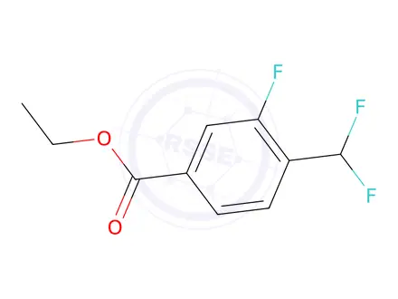 Chemical structure of Ethyl 4-(difluoromethyl)-3-fluorobenzoate