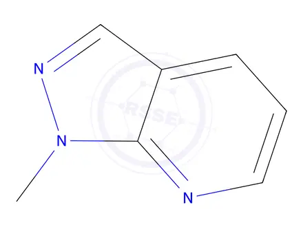Chemical structure of 1-Methyl-1H-pyrazolo[3,4-b]pyridine