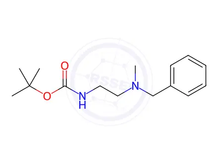 Chemical structure of Tert-Butyl (2-(Benzyl(Methyl)Amino)Ethyl)Carbamate